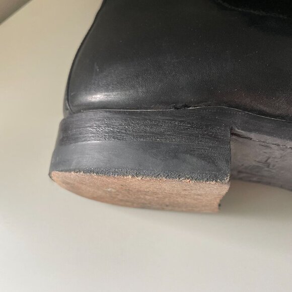 Dack's Leather Slip-on Chelsea Boots Shoes Mens 8 Black Versatile Modern Classic - Picture 6 of 11